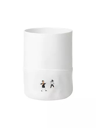 RAEDER | Vase 16,5cm SCHNEETAG Schneeballschlacht | 